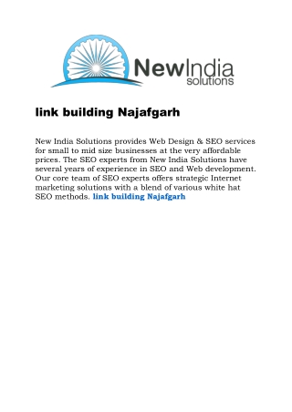 link building Najafgarh