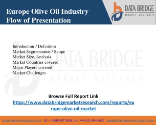 Europe Olive Oil Scope