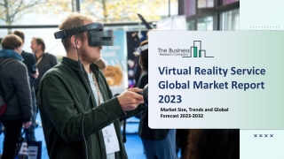 Virtual Reality Service Market Report 2023 : By Type, Drivers, Top Companies And