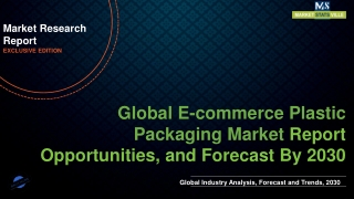 E-commerce Plastic Packaging Market Worth US$ 64.7 billion by 2030