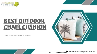 Order Best Outdoor Chair Cushion