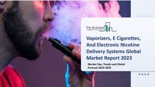Vaporizers, E Cigarettes, And Other Electronic Nicotine Delivery Systems Market