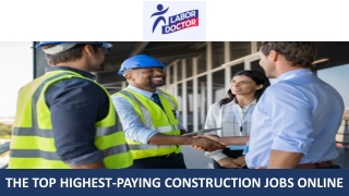 The Top Highest-Paying Construction Jobs Online