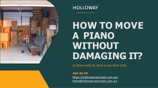 How To Move A Piano Without Damaging It? Tips From Inner West Removals