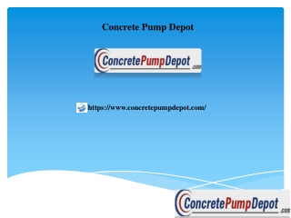 Used Alliance Concrete Pumps Dealer, concretepumpdepot.com