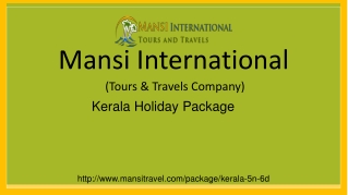 Kerala Holiday Package