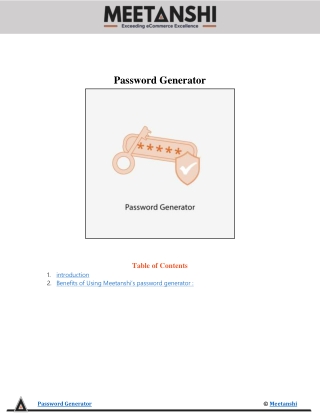 Password Generator