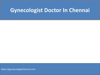 best gynecologist in chennai