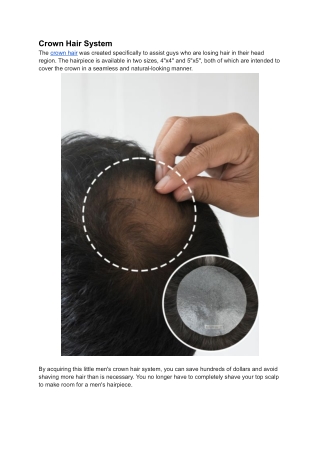 Crown Hair System