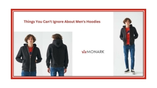 Things You Can't Ignore About Men's Hoodies