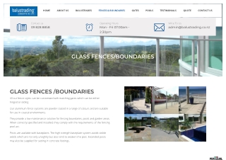Glass Fencing Boundaries Auckland | Auckland Glass Fencing Boundaries