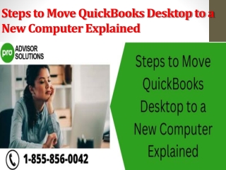 Steps to Move QuickBooks Desktop to a New Computer Explained