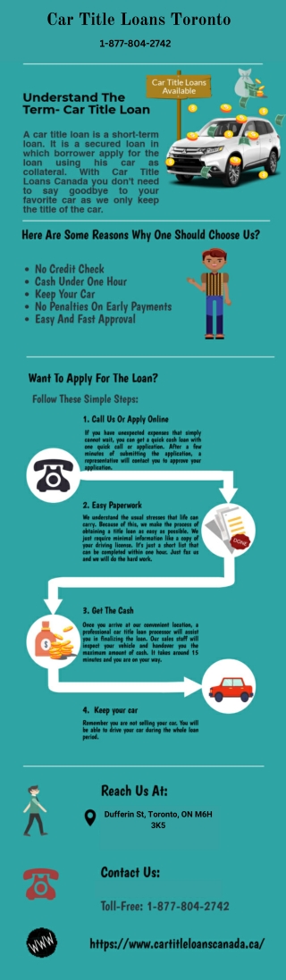 How to Apply For Car Title Loans Toronto?