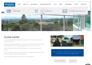 Glass Gates In Auckland | Glass Custom Gates Auckland