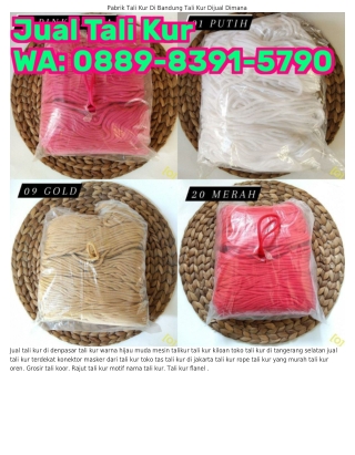 Ö889–839I–579Ö (WA) Tali Kur Gantungan Pot Nama Lain Tali Kur