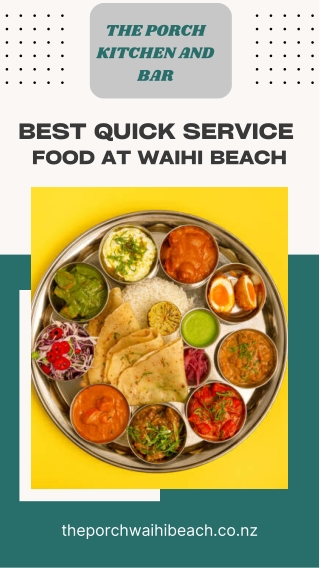 Best Quick Service Food at Waihi Beach