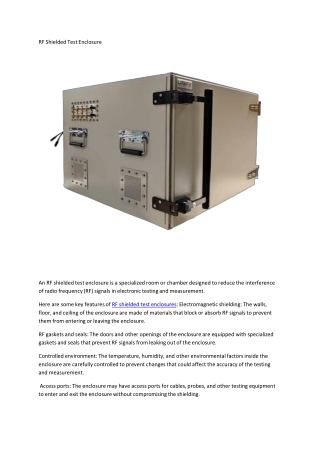 rf-shielded-test-enclosure