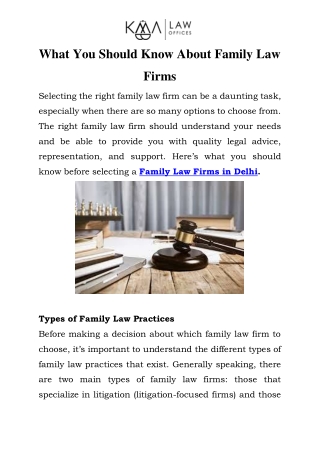 Family Law Firms in Delhi Call-9870270979