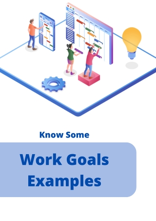 Work Goals Examples