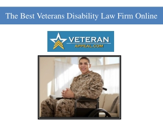 The Best Veterans Disability Law Firm Online