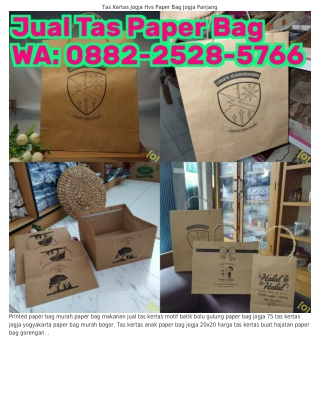 O88ᒿ-ᒿ5ᒿ8-5ᜪᏮᏮ (WA) Pesan Tas Kertas Di Jogja Tas Paper Yang Bagus