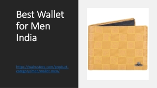 Best Wallet for Men India