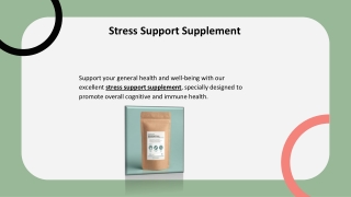 Stress Support Supplement