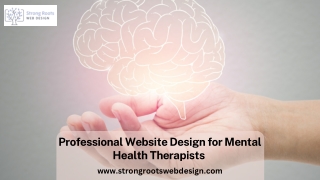 Professional Websites Design for Mental Health Therapists