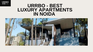 Urrbo - Best Luxury Apartments In Noida