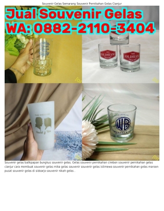 O88ᒿ-ᒿ11O-ЗᏎOᏎ (WA) Souvenir Gelas Mug Cantik Harga Souvenir Pernikahan Gelas Ja
