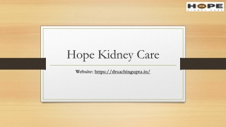 Hope Kidney Care