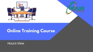 Improve Your Performance With Online Training Course