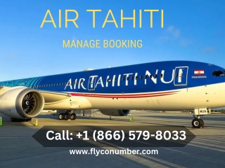 Air Tahiti Manage Booking