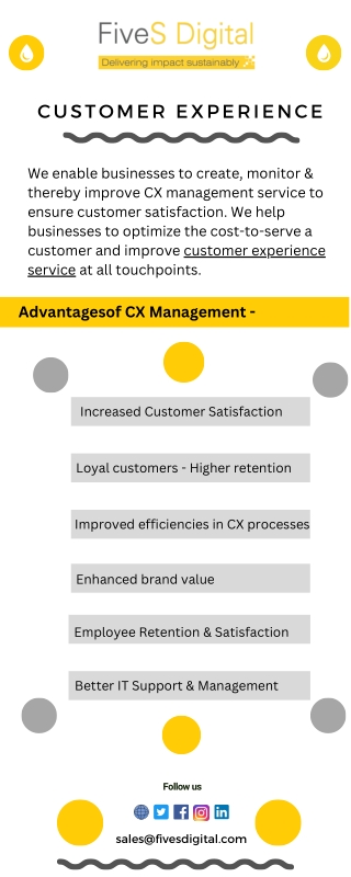 Customer Experience Services FiveS Digital