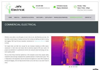 Christchurch Commercial Electrician Services | Commercial Electrician Services