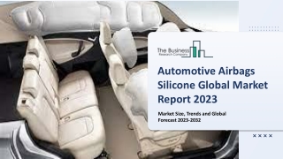 Automotive Airbags Silicone Market : By Industry Trends, Leading Players, Size