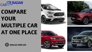 Compare your multiple car at one place