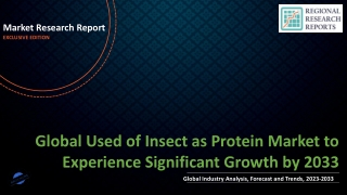 Used of Insect as Protein Market to Experience Significant Growth by 2033