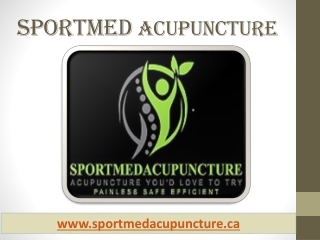 Acupuncture in Montreal - Sportmed Acupuncture