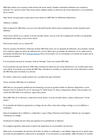 PPT - Cómo iniciar sesión en HBO Max en diferentes dispositivos ...