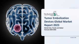 Tumor Embolization Devices Market Analysis, Segmentation, Outlook And Trends Rep