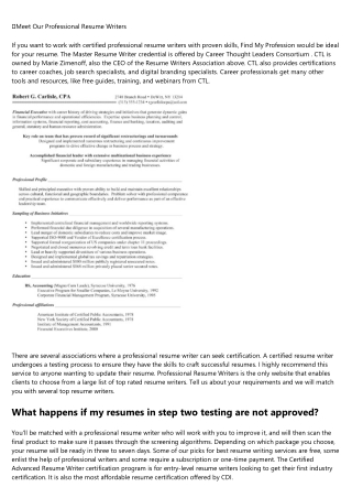 20 Things You Should Know About 24 hour resume writing service