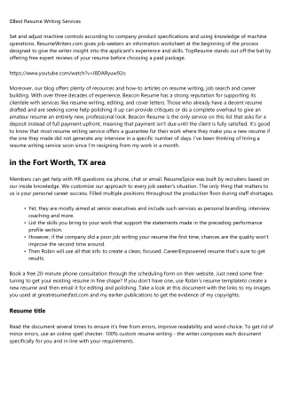 From Around the Web: 20 Awesome Photos of resume polishing service
