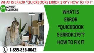A quick and easy guide to resolve QuickBooks Error 179