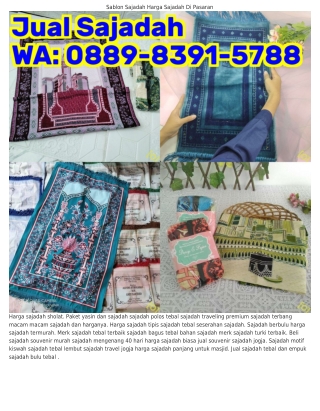 O889·8౩9I·5ᜪ88 (WA) Sajadah Meteran Sajadah Buat 40 Hari