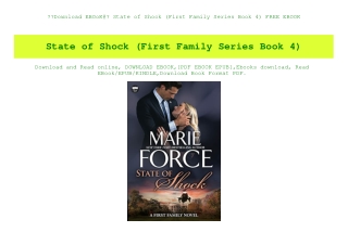 Download EBOoK@ State of Shock (First Family Series Book 4) FREE EBOOK