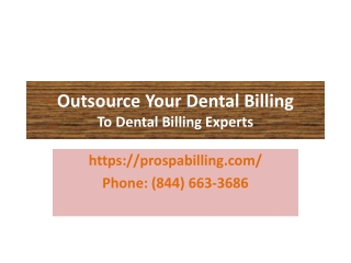 Presentation Outsource Insurance Billing 26-1-23