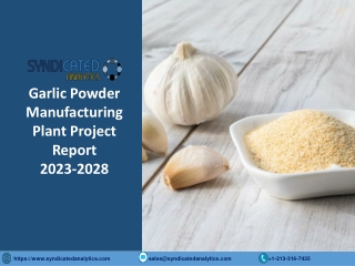 Garlic Powder Manufacturing Plant Project Report PDF 2023-2028