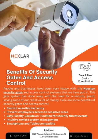 Benefits Of Security Gates And Access Control