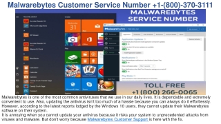 1(800) 370 3111 Malwarebytes Customer Service
